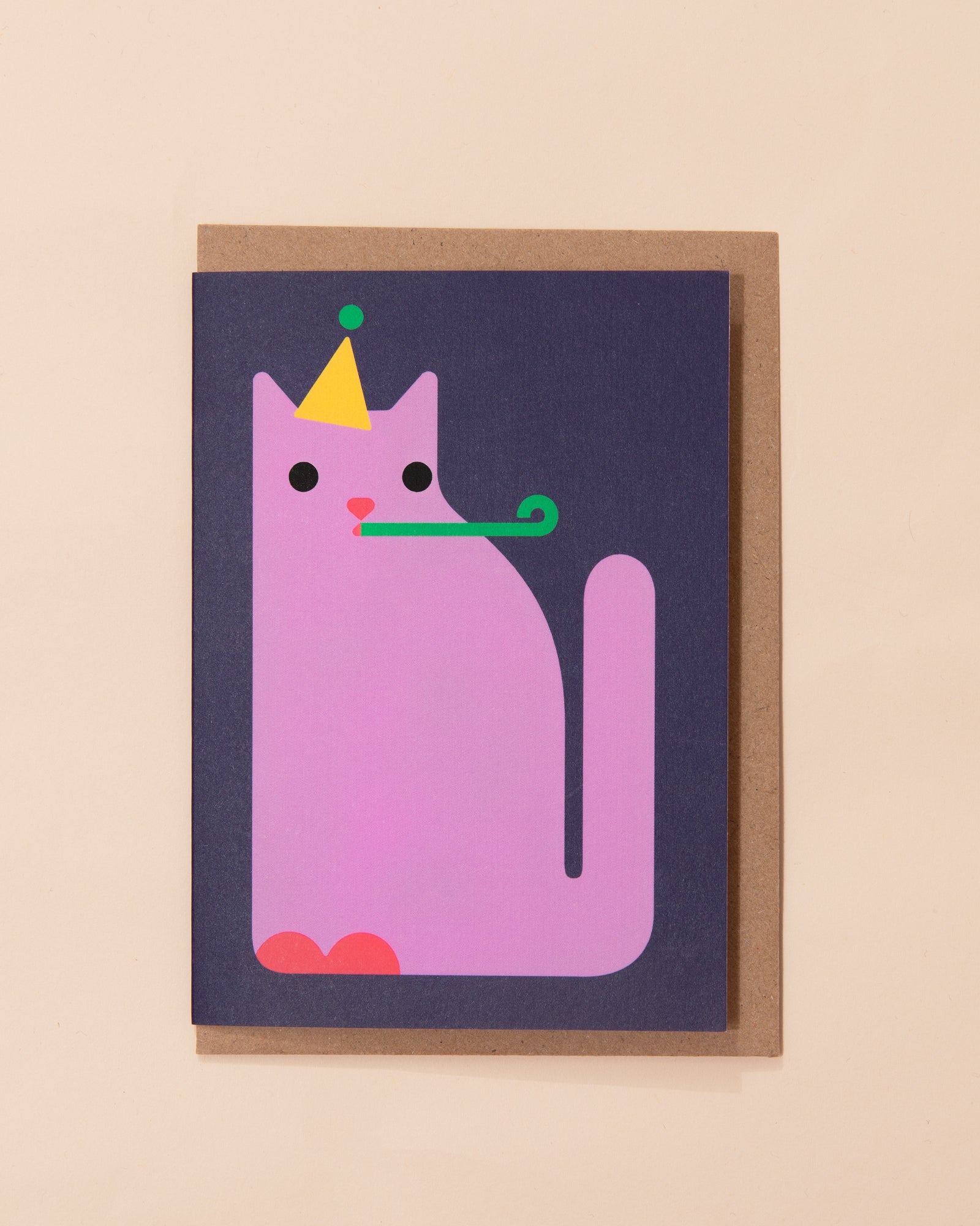 Birthday Cat Greetings Card