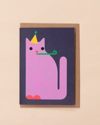 Birthday Cat Greetings Card