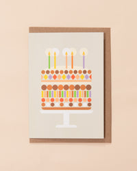 Birthday Cake Greetings Card