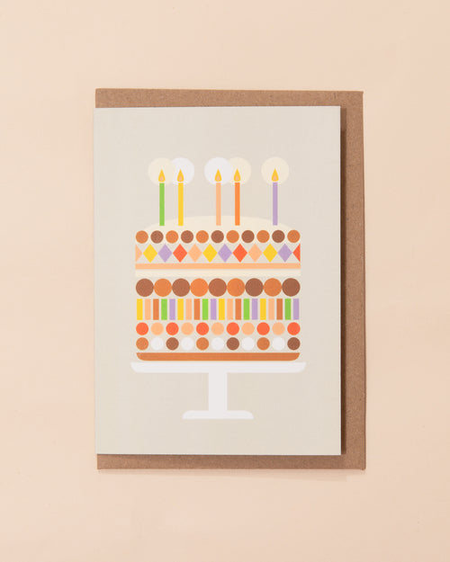 Birthday Cake Greetings Card