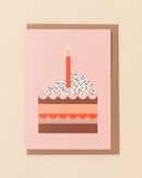 Birthday Cake Greetings Card