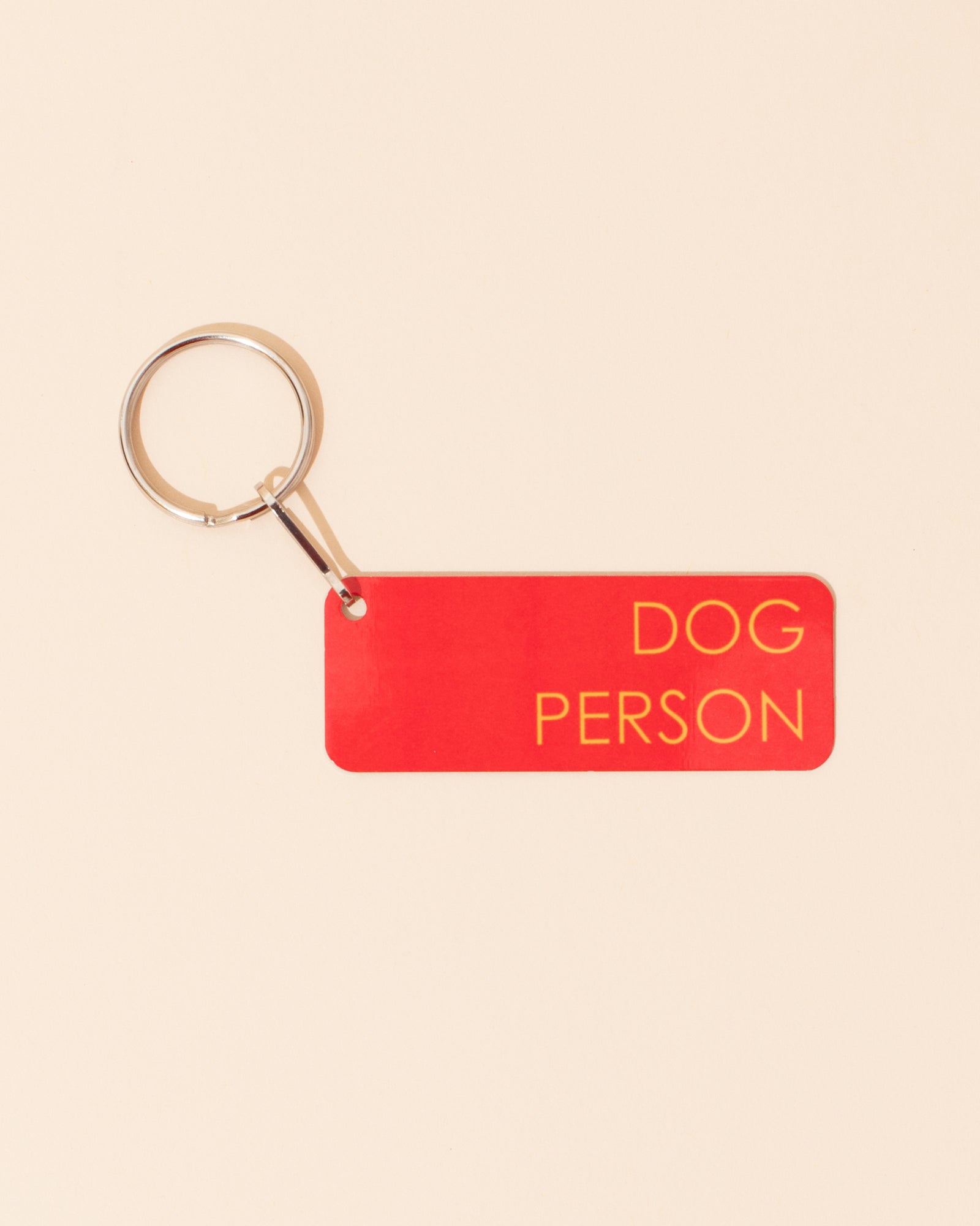 Metal keyring | Dog Person