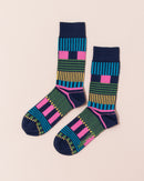 Donna Wilson Multi Stripe Socks