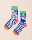 Donna Wilson Woolywood Blue Socks