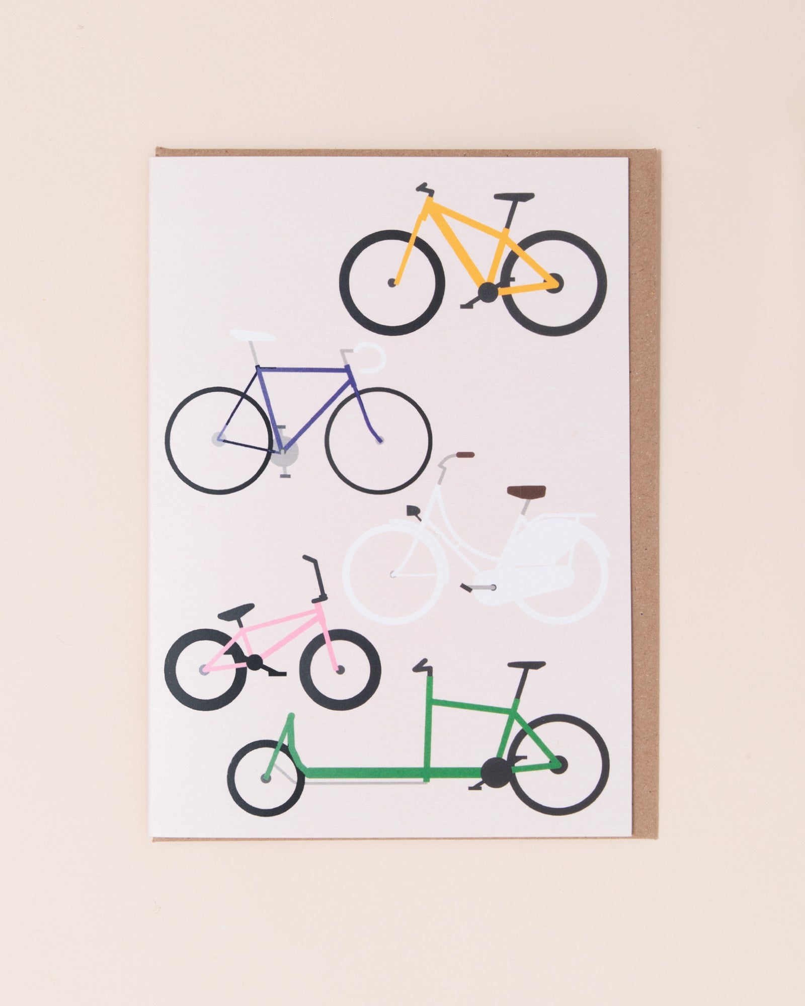 Bicycles Greetings Card
