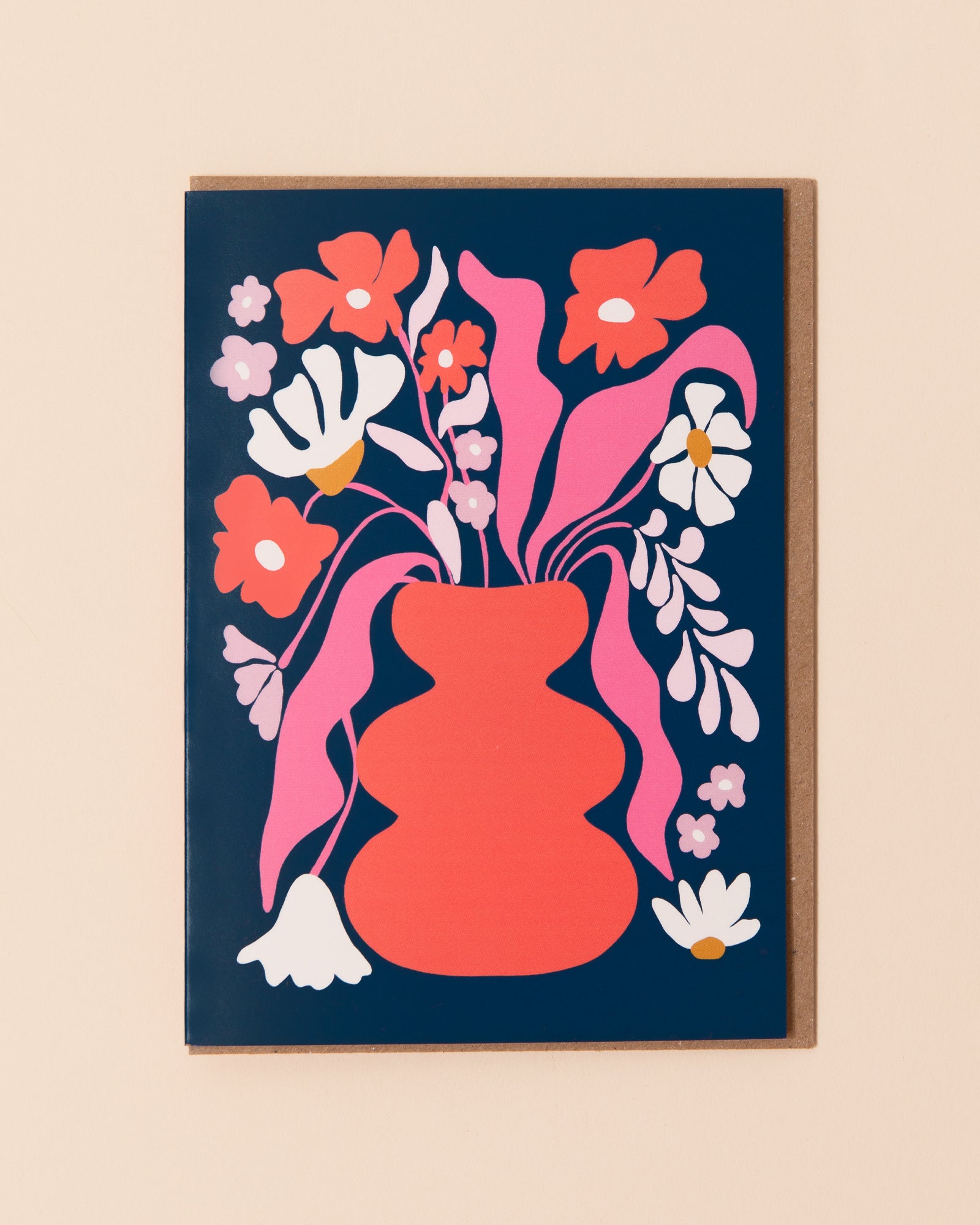 Flower Pot Greetings Card