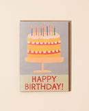 Happy Birthday Cake Greetings Card