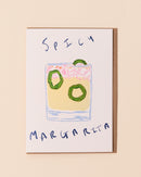 Spicy Marg Greetings Card