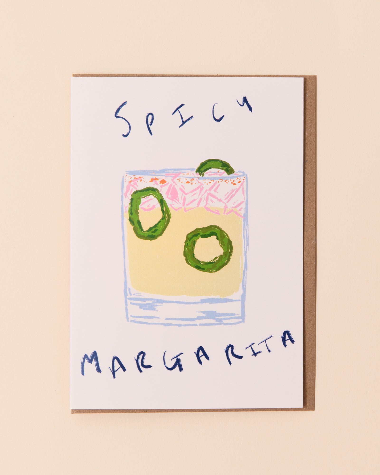 Spicy Marg Greetings Card