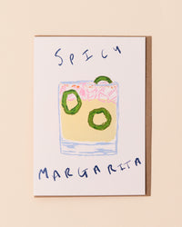 Spicy Marg Greetings Card