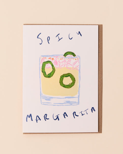 Spicy Marg Greetings Card