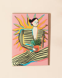 Sun Power Greetings Card