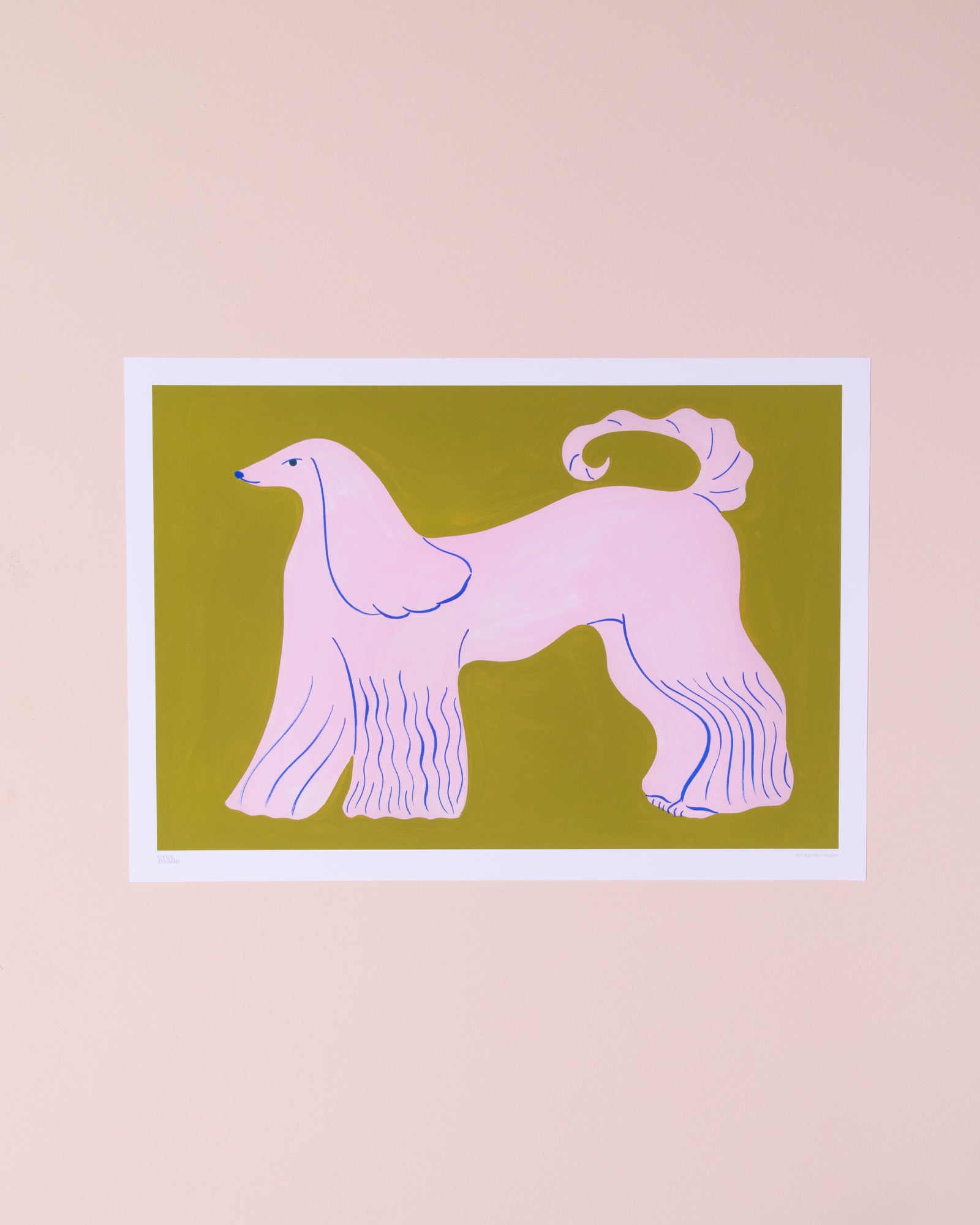 Afghan Hound Print