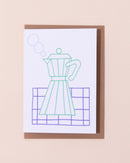 Morning Coffee Greetings Card