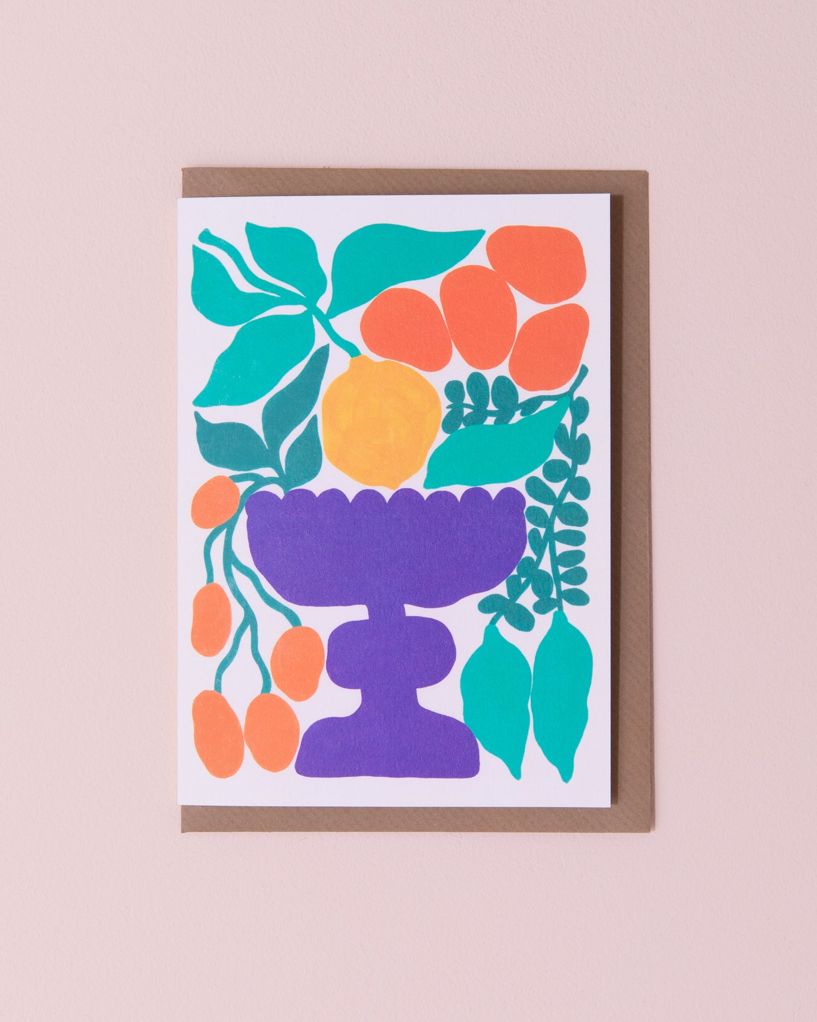 Fruit Bowl Greetings Card