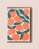 Oranges Greetings Card