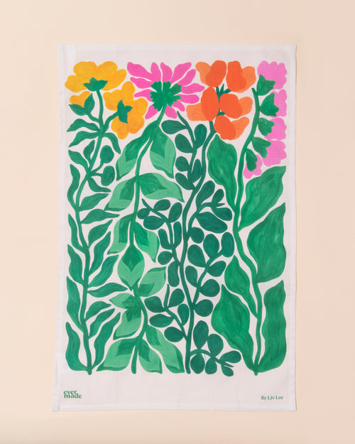 Wildflower Tea Towel