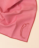 Embroidered Linen Napkin | Chilli