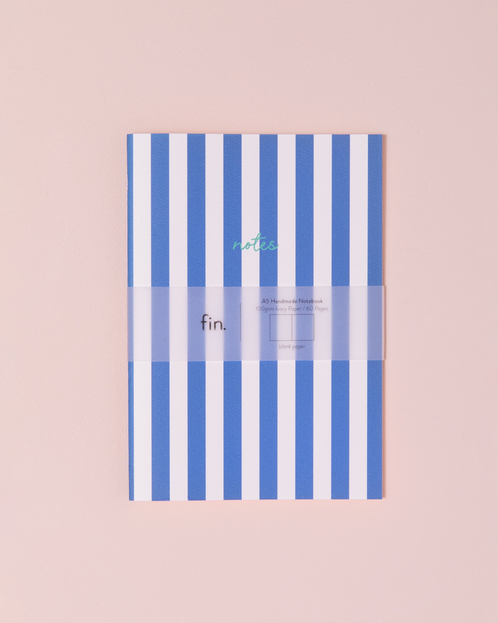 Blue Stripe Notebook