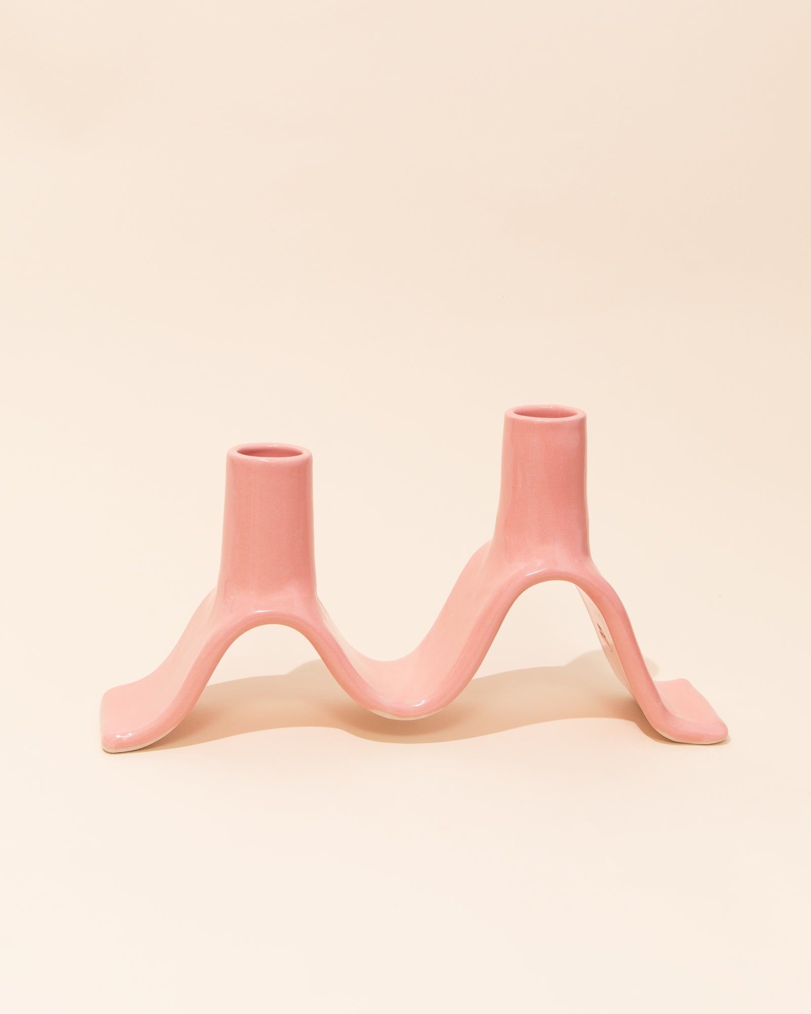 Florence Mytum Wavy Candelabra | Pink