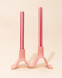 Florence Mytum Wavy Candelabra | Pink