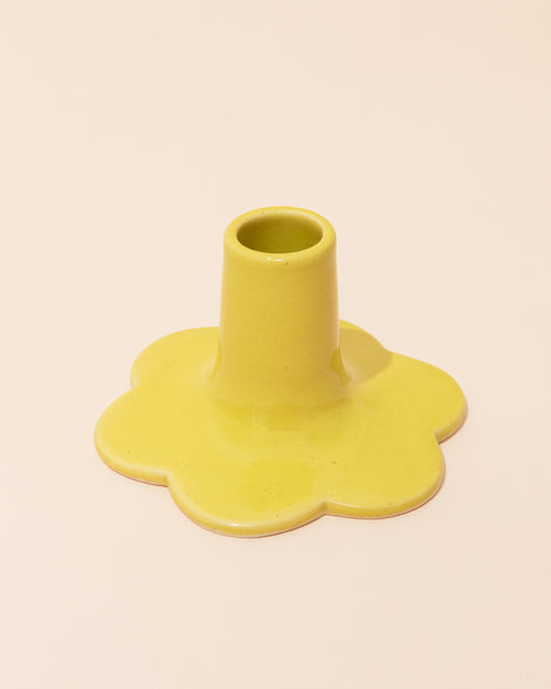 Florence Mytum Candle Holder | Chartreuse