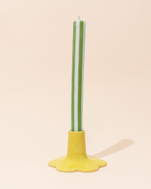 Florence Mytum Candle Holder | Chartreuse