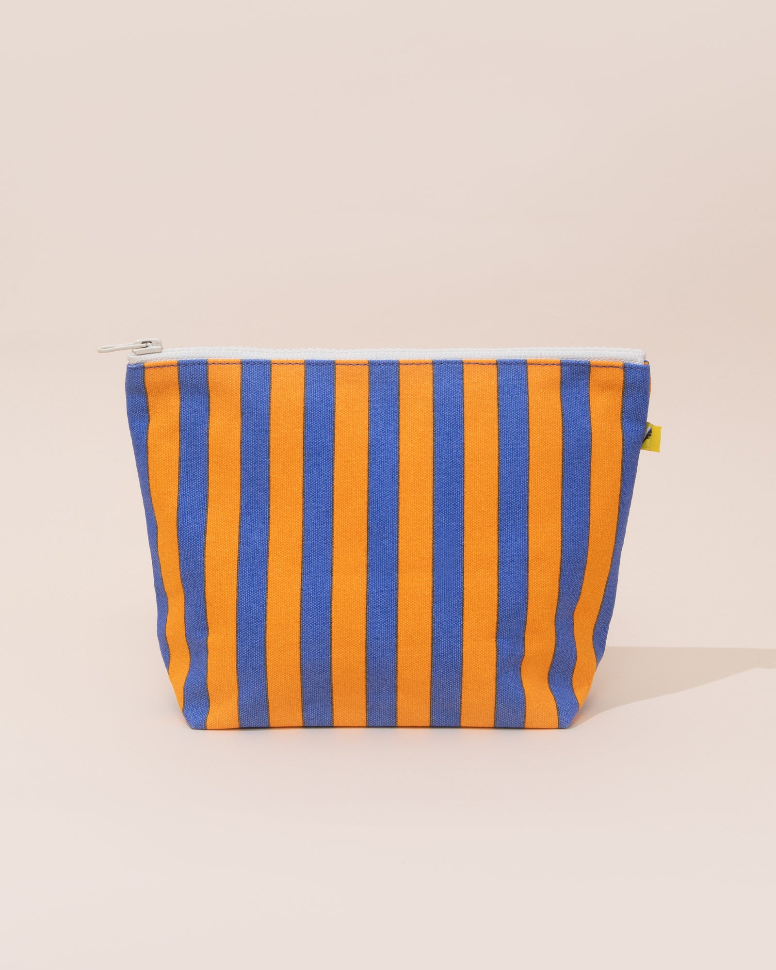 Fluf Storage Stripe Pouch | Yellow + Blue