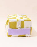 Fluf Travel Bag | Green + White Check