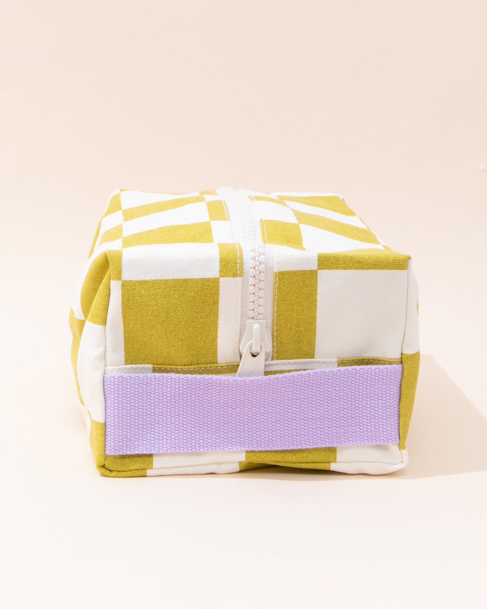 Fluf Travel Bag | Green + White Check