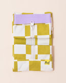 Fluf Travel Bag | Green + White Check