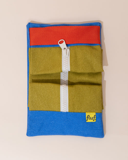 Fluf Travel Bag | Blue + Green