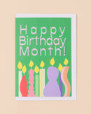 Happy Birthday Month Greetings Card
