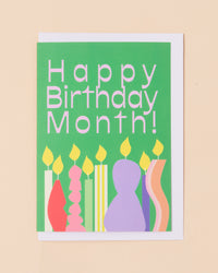 Happy Birthday Month Greetings Card