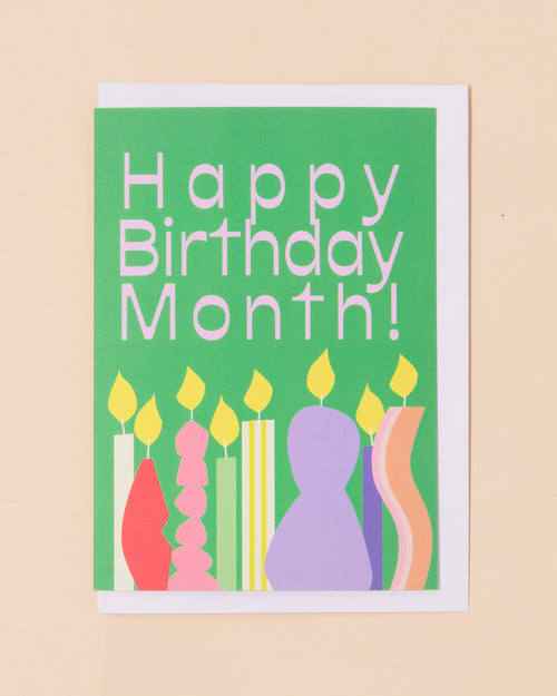 Happy Birthday Month Greetings Card
