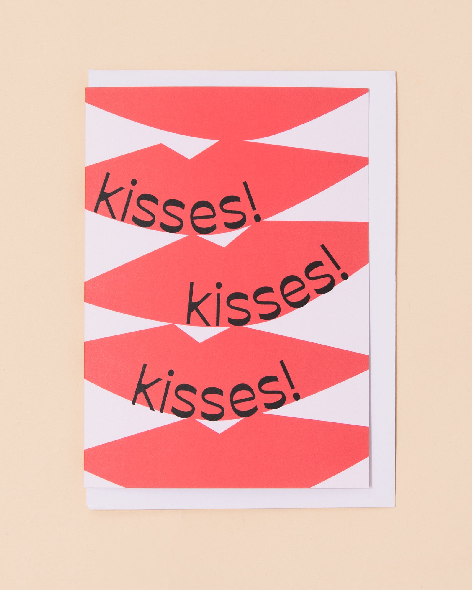 Kisses Greetings Card