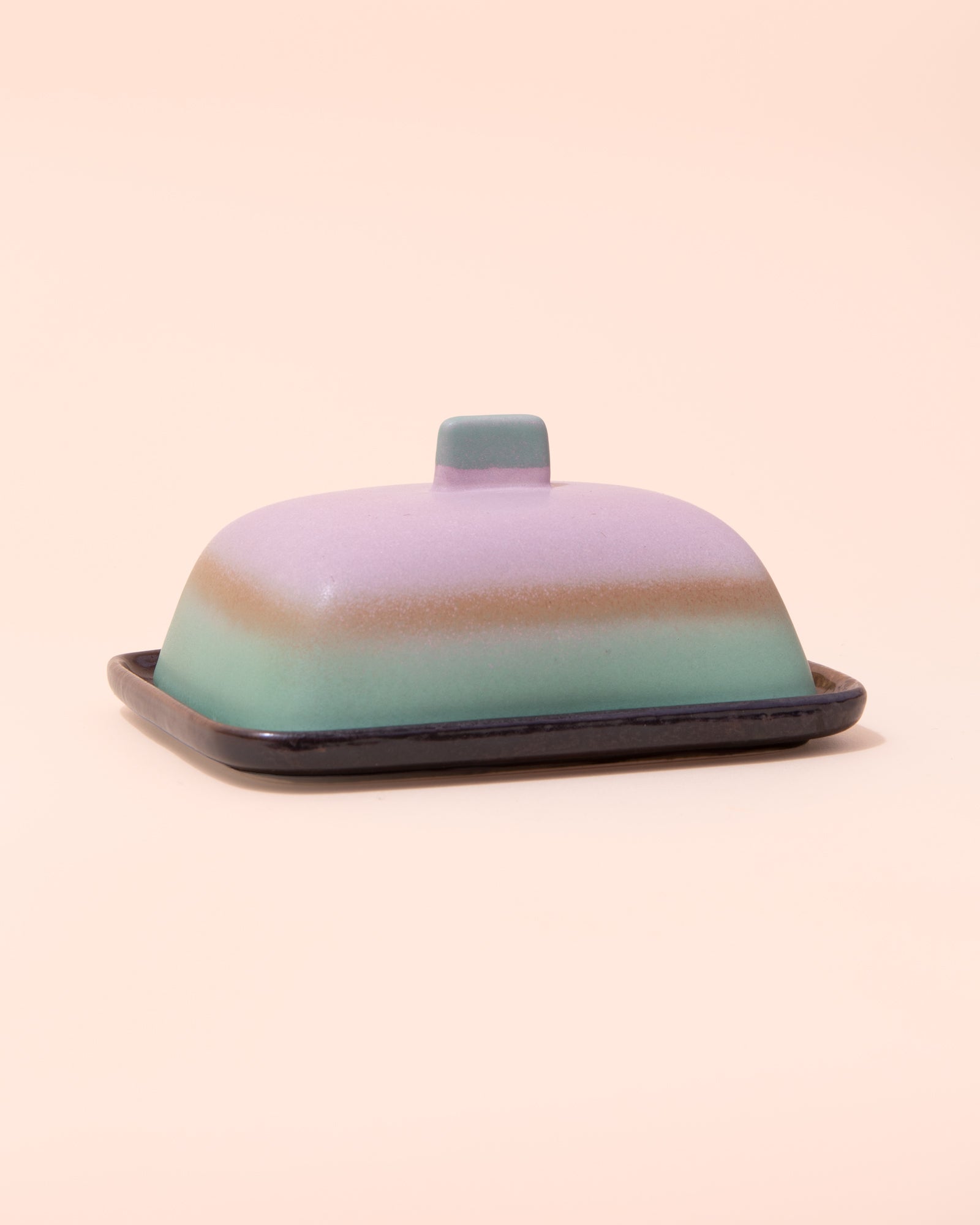 HKLIVING 70s Ceramics Butter Dish | Mercury