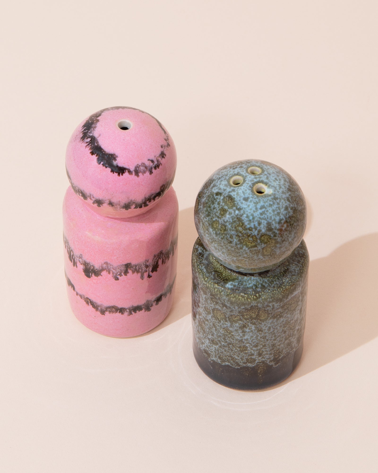 HKLIVING 70s Ceramics Salt & Pepper Shakers