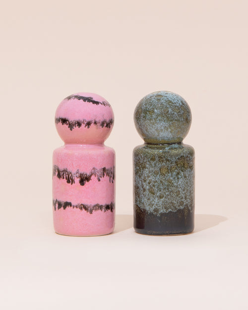 HKLIVING 70s Ceramics Salt & Pepper Shakers