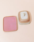 HKLIVING 70s Ceramics Butter Dish | Skyline