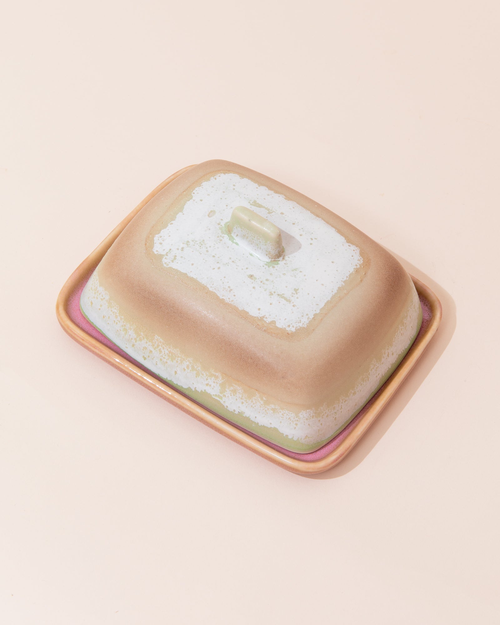 HKLIVING 70s Ceramics Butter Dish | Skyline