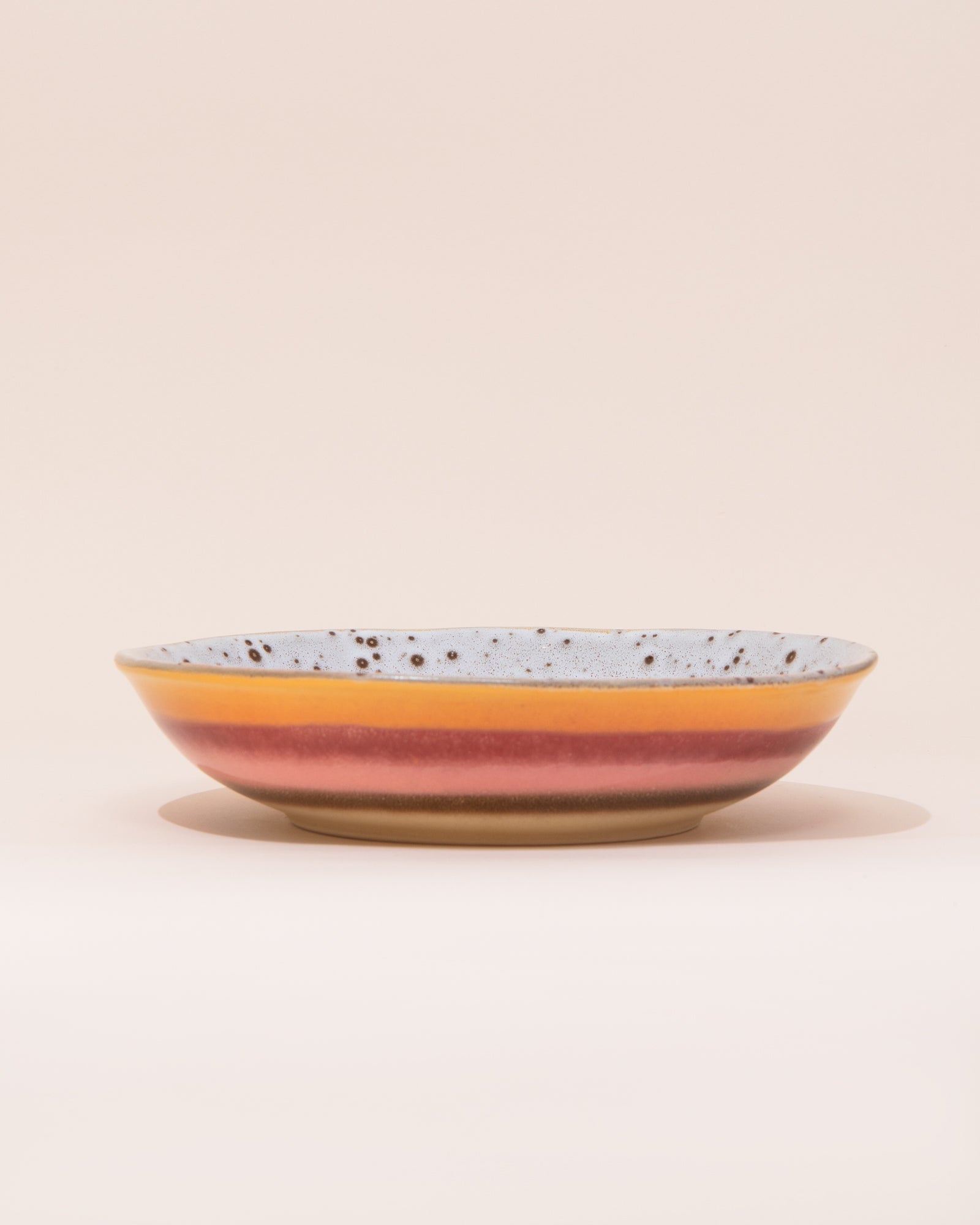 HKLIVING 70s Ceramics Curry Bowl | Hibiscus