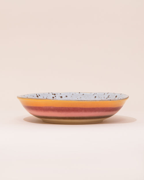 HKLIVING 70s Ceramics Curry Bowl | Hibiscus