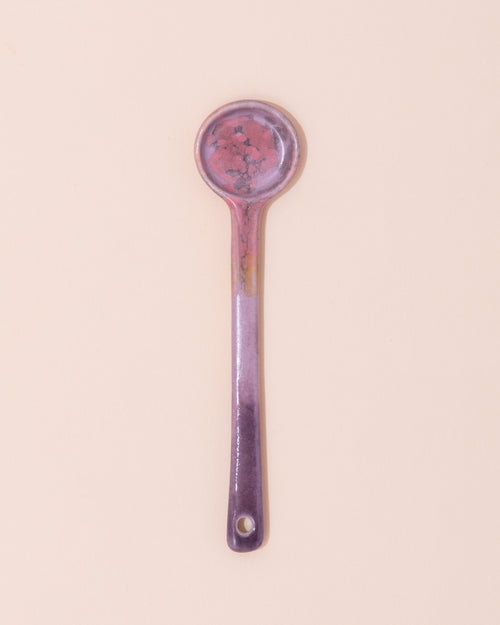 HKLIVING purple ceramic spoon