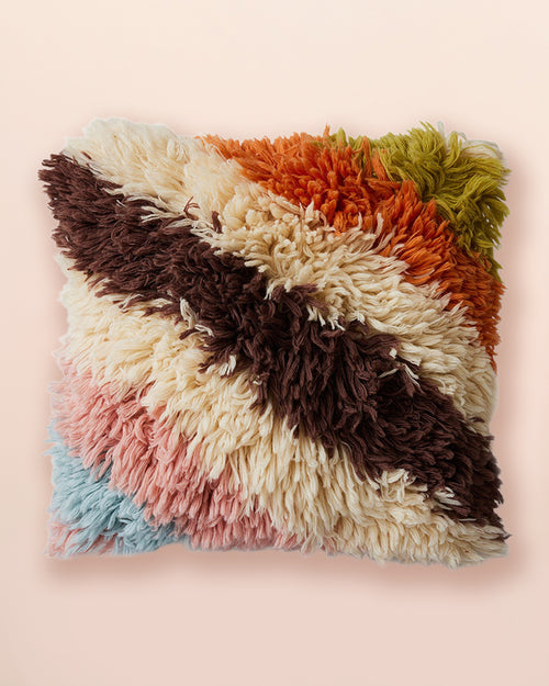 HKLIVING Fluffy Stripe Cushion