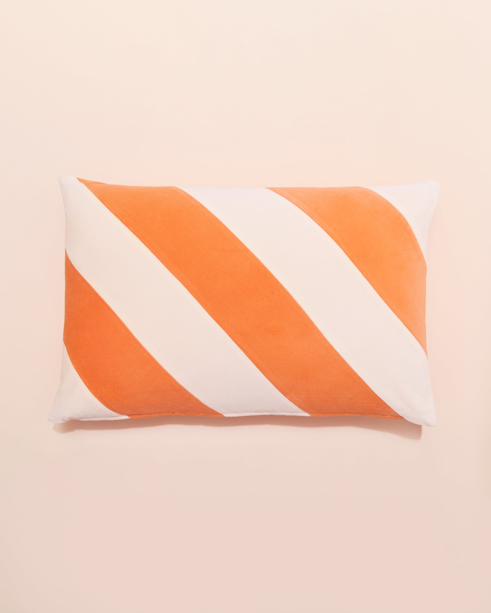 HKLIVING Peach + Cream Stripe Cushion