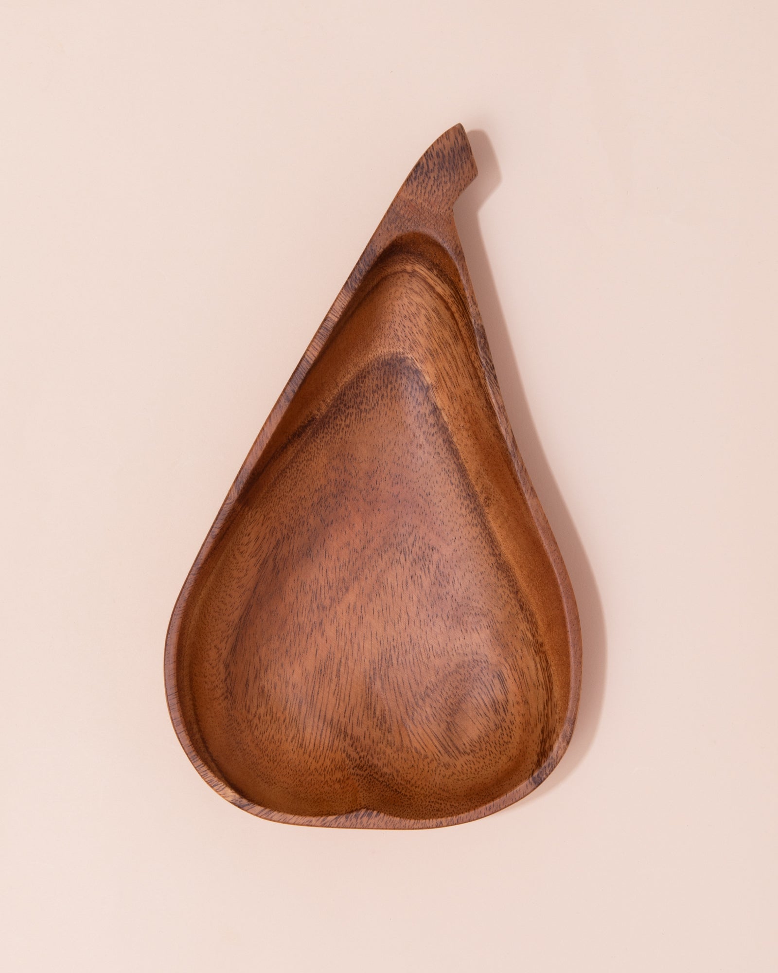 HKLIVING Wooden Pear Bowl