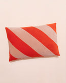 HKLIVING Red + Pink Stripe Cushion