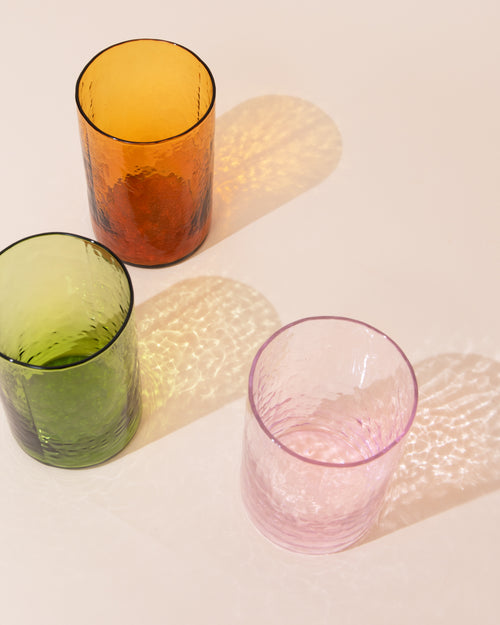 HKLIVING Tube High Glass | Amber