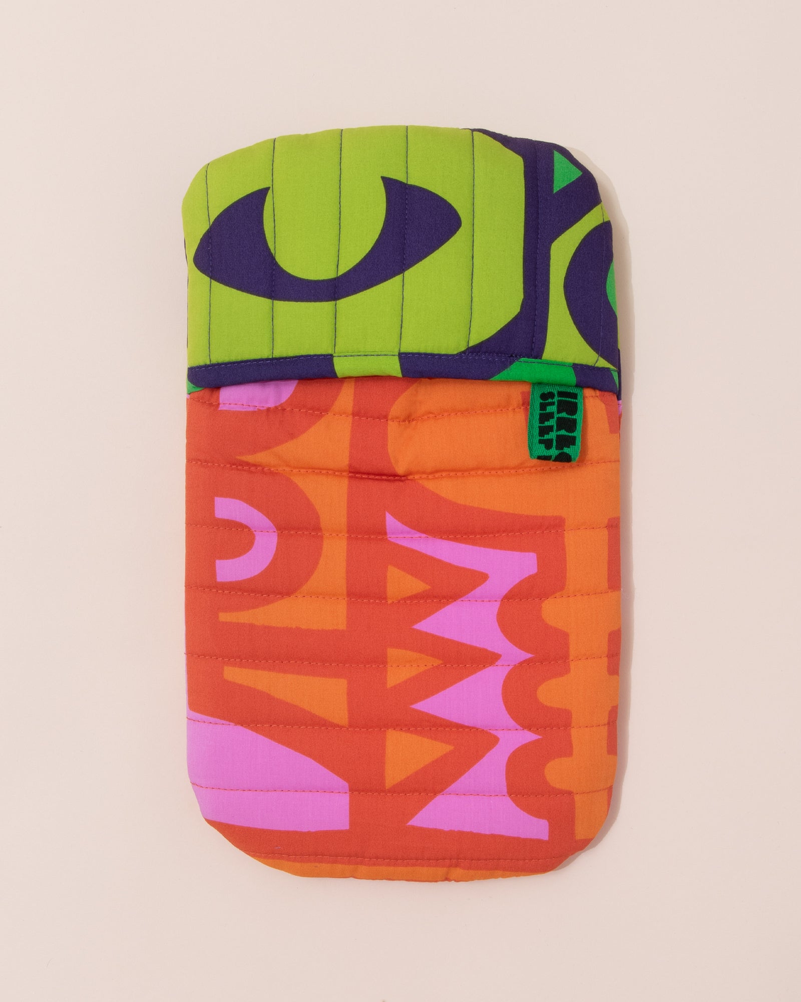 Irregular Sleep Pattern Hot Water Bottle Cover | Chameleon